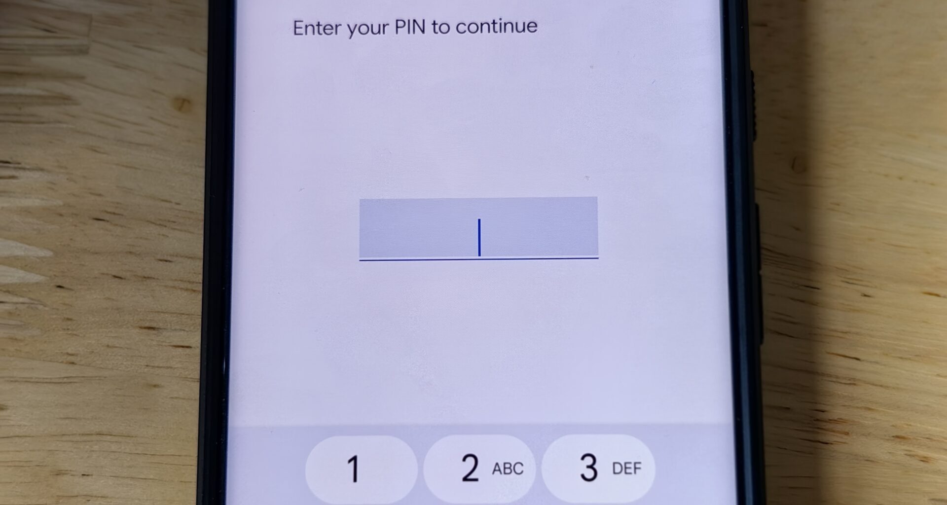 Android biometric prompt dialog with PIN fallback