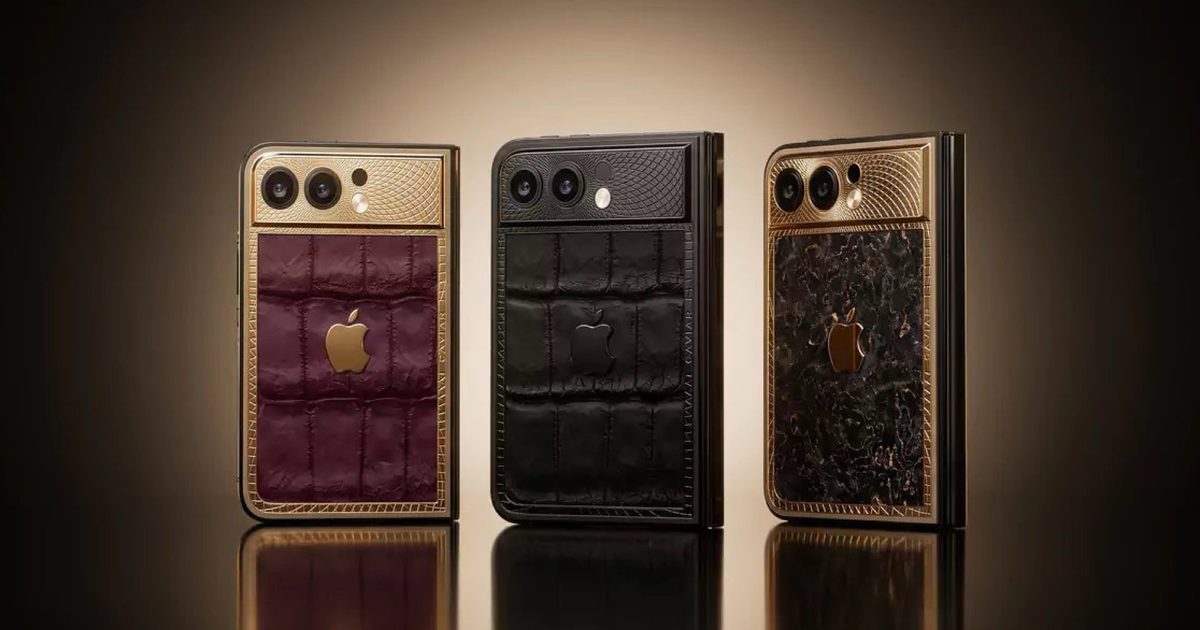 Ahead of Apple, Caviar is showing off the foldable iPhone Ultra with a tinge of luxury