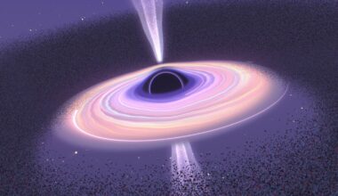 Artist&rsquo;s Rendition of an Active Galactic Nucleus With the Accretion Disk Highlighted
