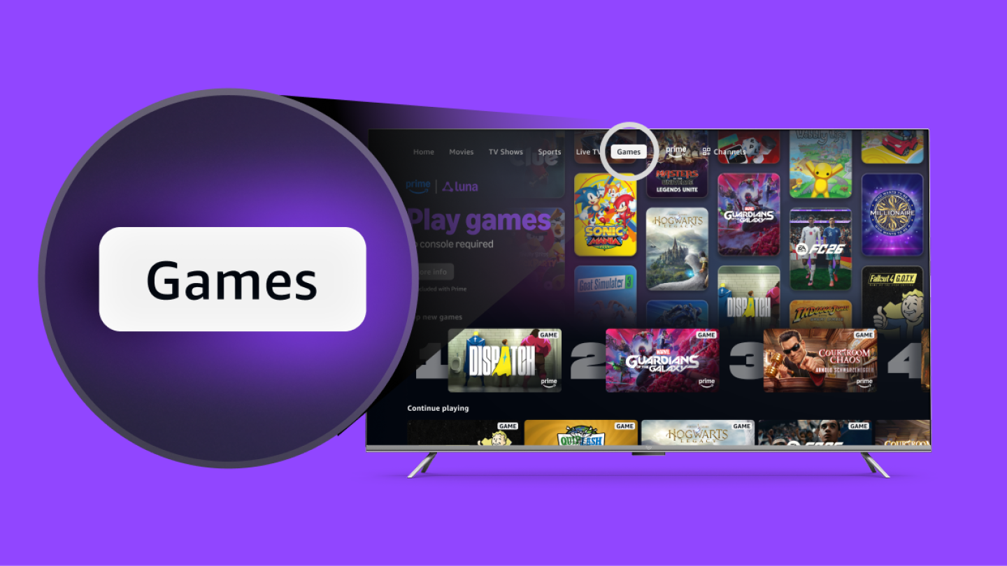 Amazon Prime Video Adds Video Games to Bundle Through Luna