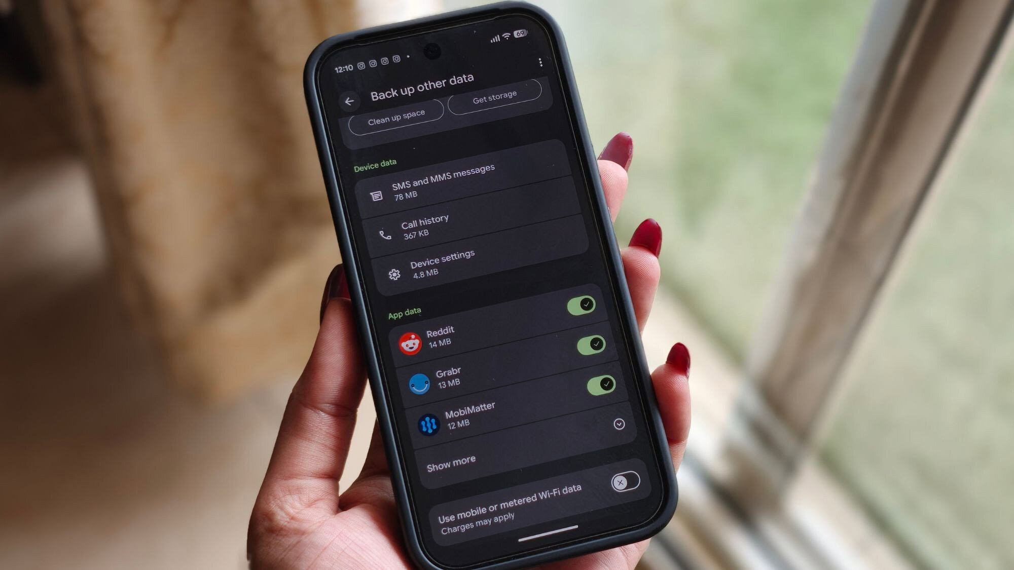 Backup other data settings on Google Pixel 10 Pro