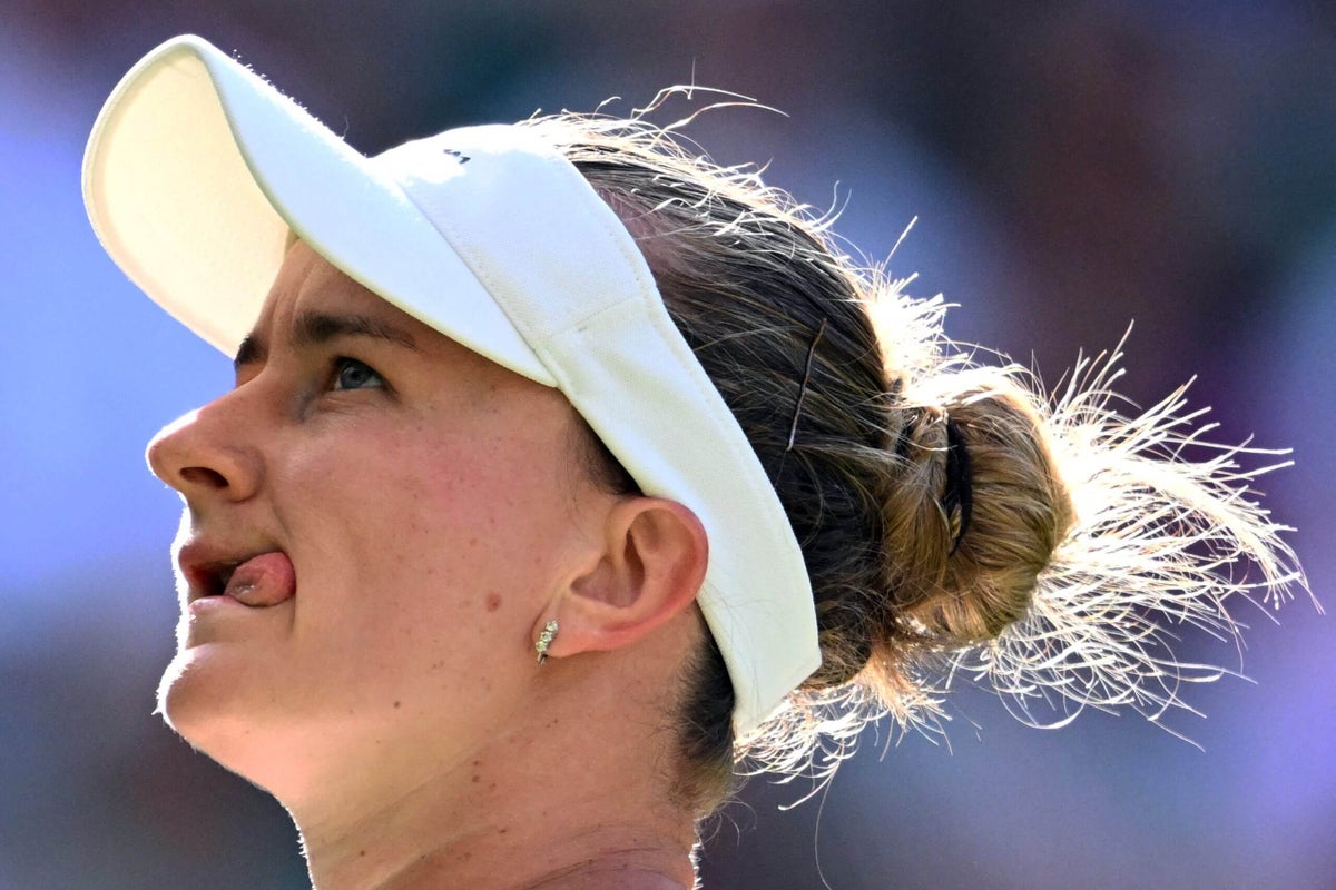 Barbora Krejčíková rises on Wimbledon’s grass again to beat No. 5 seed Mirra Andreeva