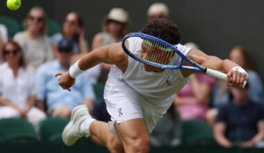 Ben Shelton out of Wimbledon in first round after flying too close to the tiebreak sun