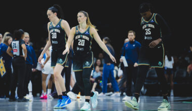 July 3rd, 2026; New York Liberty defeat the Minnesota Lynx 99-86 at Barclays Center in Brooklyn, NY (Photos by. Brandon Todd/New York Liberty)