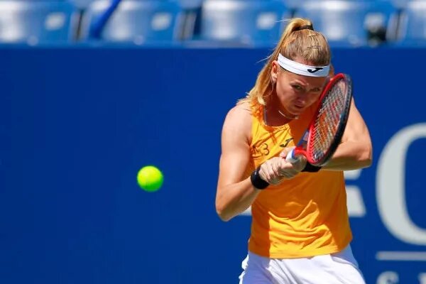 Marie Bouzkova, a finalist at the WTA Prague Open.