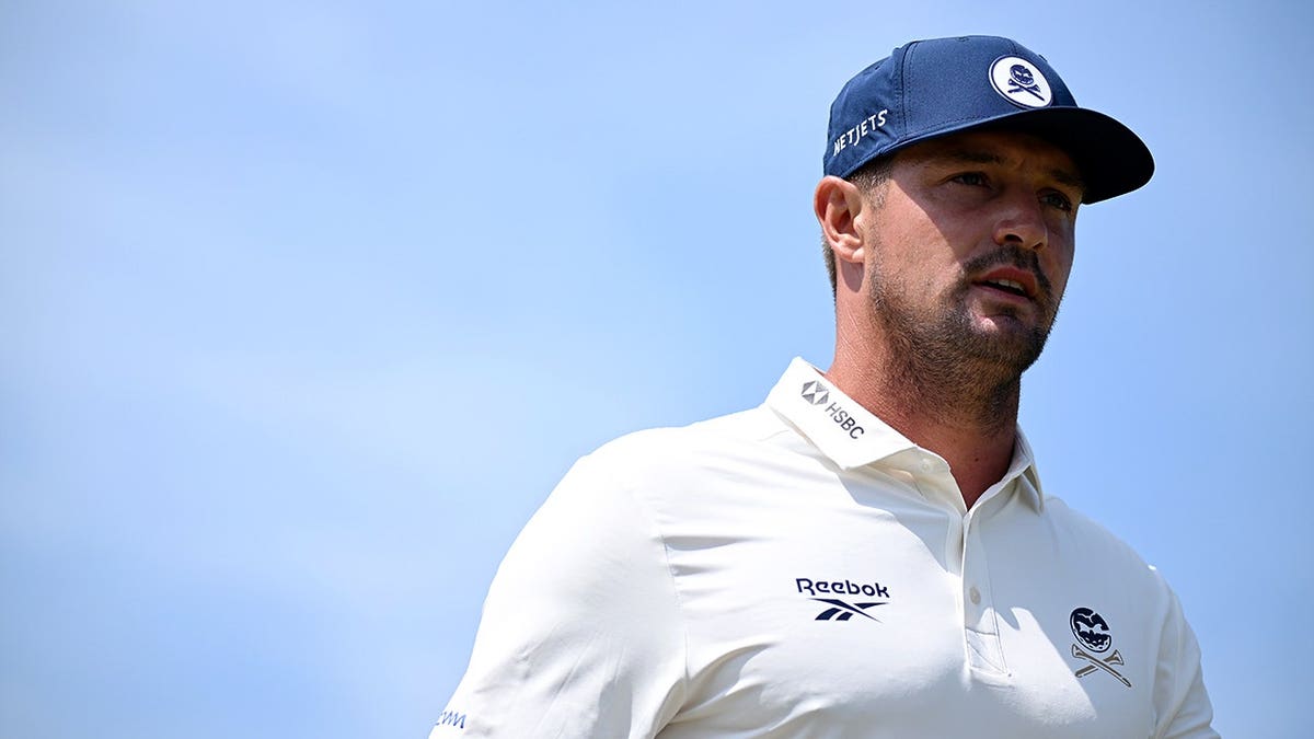 Bryson DeChambeau looks on during The Open Championship at Royal Birkdale.