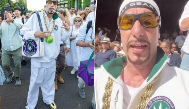 Sacha Baron Cohen shows up at Wimbledon dressed as iconic character Ali G