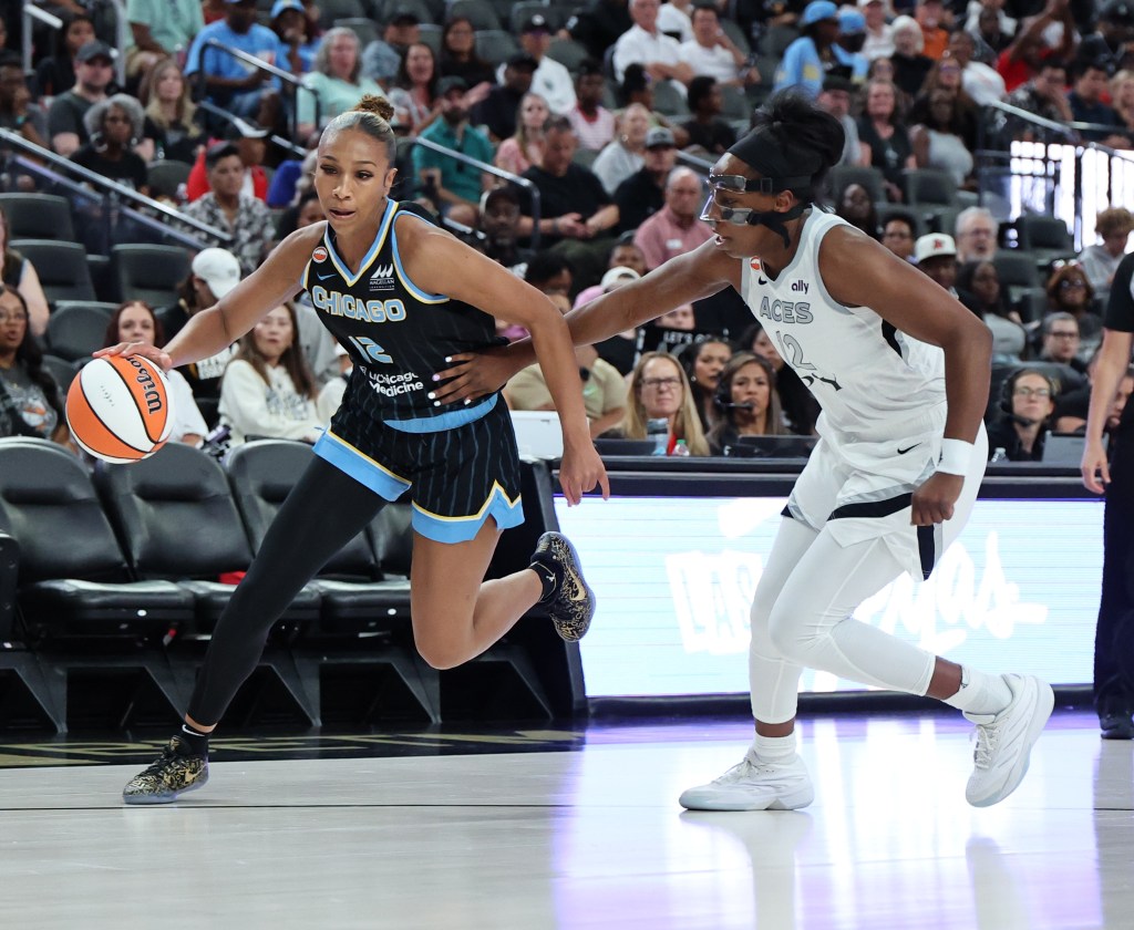 Chicago Sky lose to Las Vegas Aces 98-90 in overtime