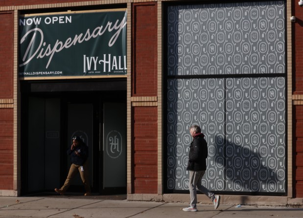 Ivy Hall dispensary in Chicago on Nov. 14, 2022. (Antonio Perez/Chicago Tribune)