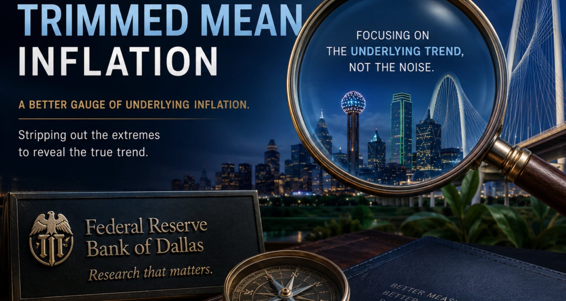 Dallas Fed Trimmed Mean +1.4% vs +2.7% in May