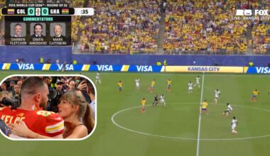 Darren Fletcher talks Taylor Swift-Travis Kelce wedding on World Cup broadcast