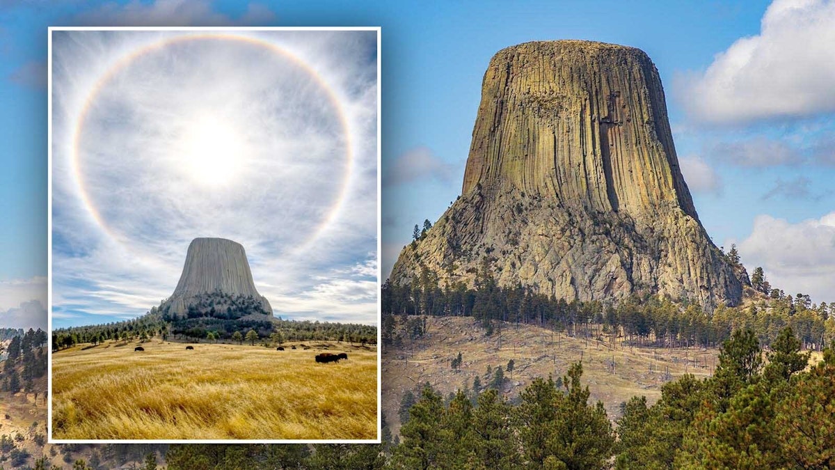 ‘Spectacular' Solar Halo Spotted Over Devils Tower
