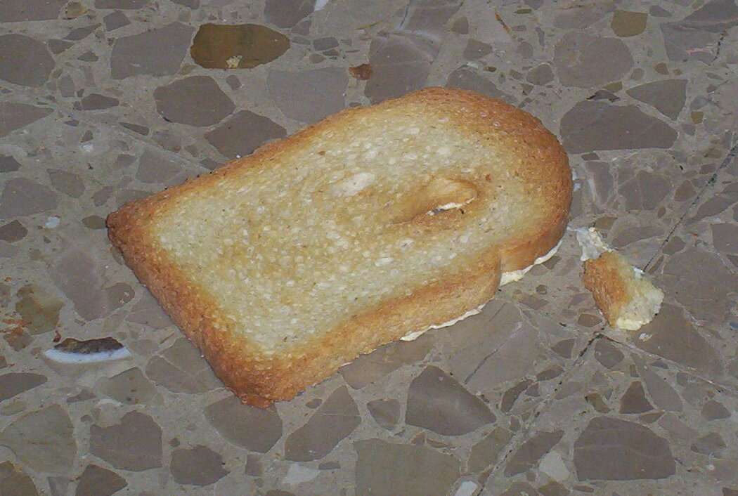 Why buttered toast lands butter-side down