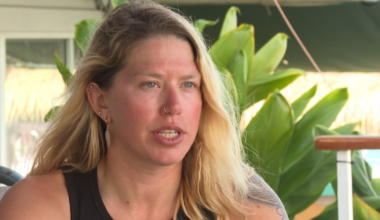 ‘Dig deep’: Kelsey Pfendler describes record-breaking journey solo rowing to Hawaii