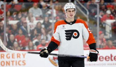 Porter Martone gained valuable playoff experience for the Flyers in 2026.