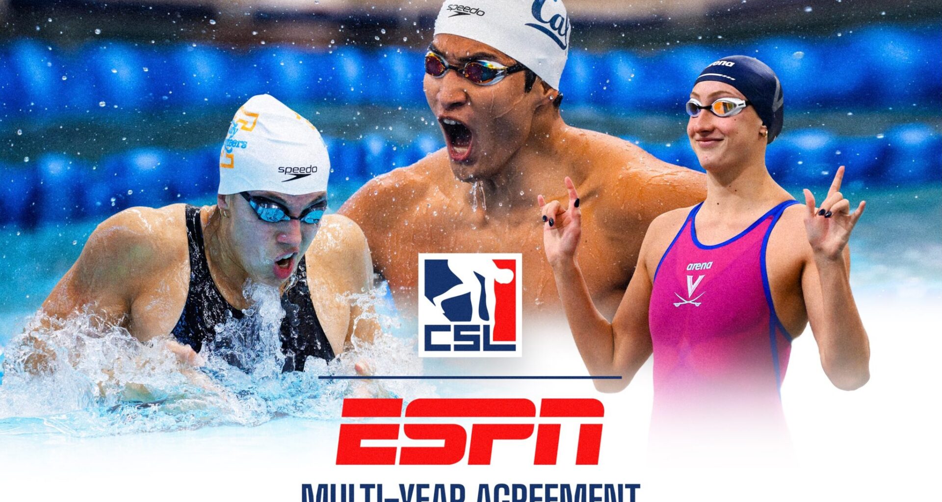 New College Swimming League Announce Multi-Year Media Rights Deal with ESPN