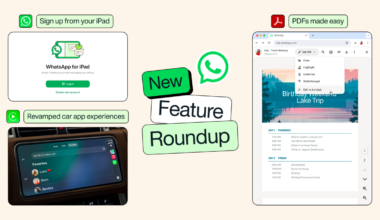 WhatsApp adds Apple CarPlay and Android Auto upgrades, iPad sign-ups, and more