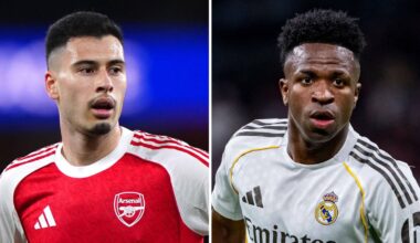 Arsenal: Gabriel Martinelli reaches decision on future as Vinicius Junior plan takes shape
