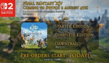 Final Fantasy 14 reveals Nintendo Switch 2 release date and pricing, Final Fantasy 7 remake collaboration, more