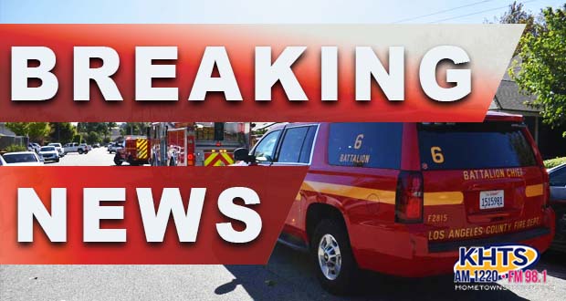 Breaking news slider with Battalion 6 vehicle parked on a residential street