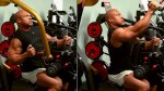 Former Olympia bodybuilder Phil Health working out his arms using the time under tension training principle