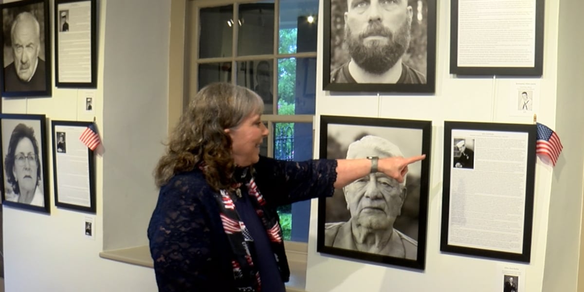 Two-year photography project honoring 20 local veterans opens in Wilmington