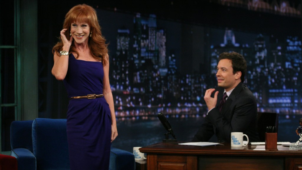 Kathy Griffin Thinks She's "Banned" From 'Jimmy Fallon'