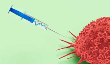 Cancer vaccine, conceptual illustration