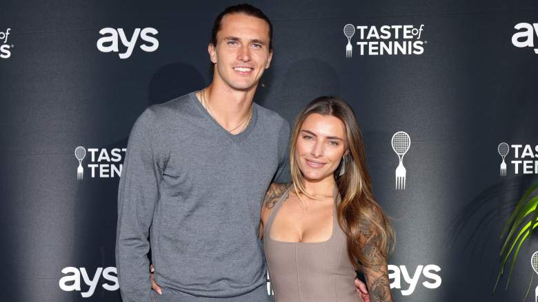Alexander Zverev and girlfriend Sophia Thomalla