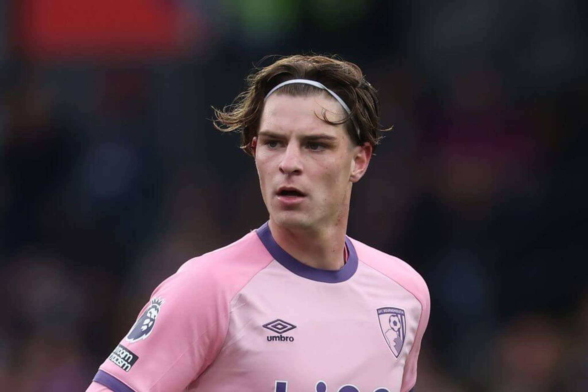 Image of Alex Scott from the chest up playing for Bournemouth