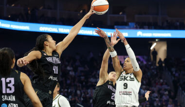 Not so quietly, Kiah Stokes leads defense for Valkyries