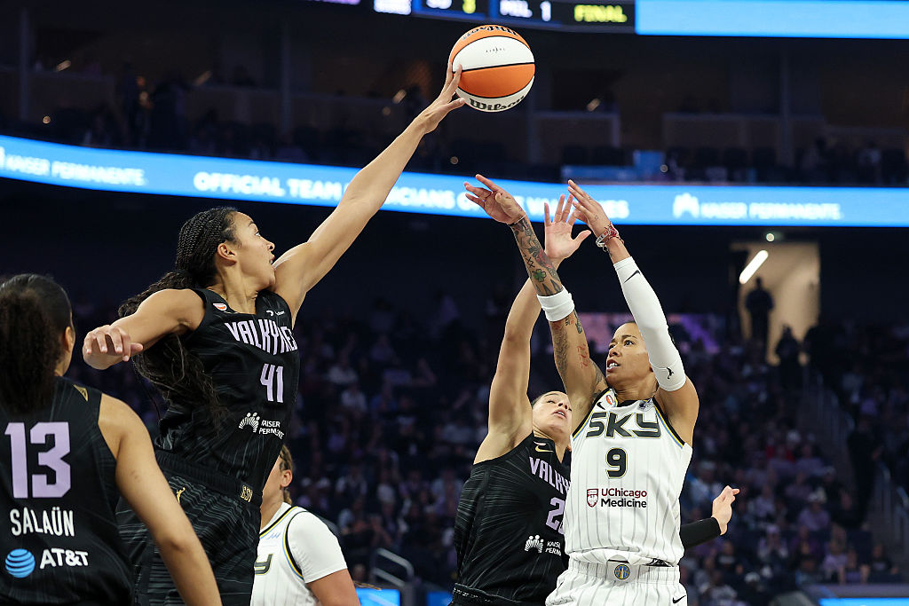 Not so quietly, Kiah Stokes leads defense for Valkyries