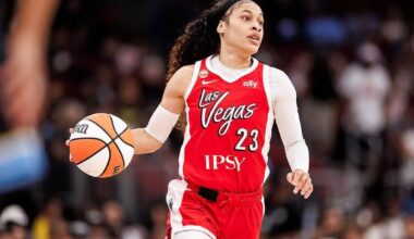 Chennedy Carter’s turbulent WNBA career continues after she was waived by Las Vegas Aces