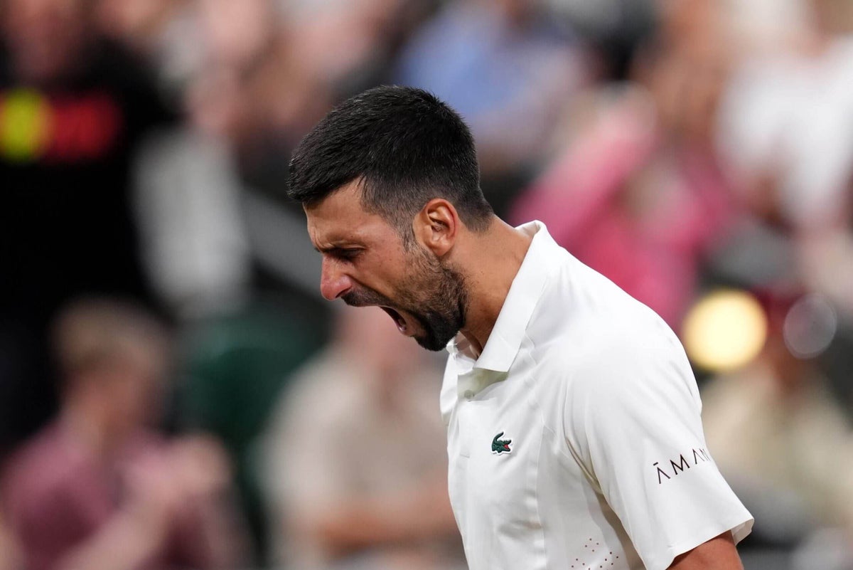 Novak Djokovic beats Félix Auger-Aliassime at Wimbledon in five-set epic
