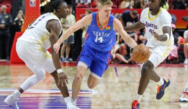 Adou Thiero finds balance on court, Lakers win 2nd straight in NBA Summer League – Orange County Register