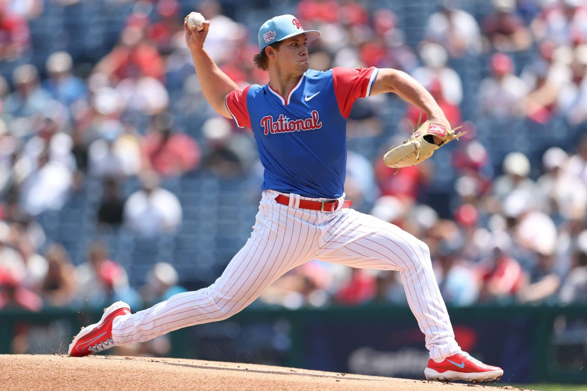 Phillies prospect Gage Wood flashes his fastball — and dreams a bit — in Philadelphia