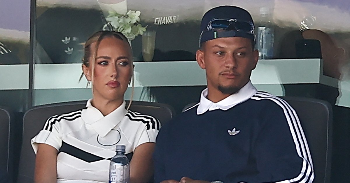 Patrick and Brittany Mahomes Color-Coordinate at World Cup Final