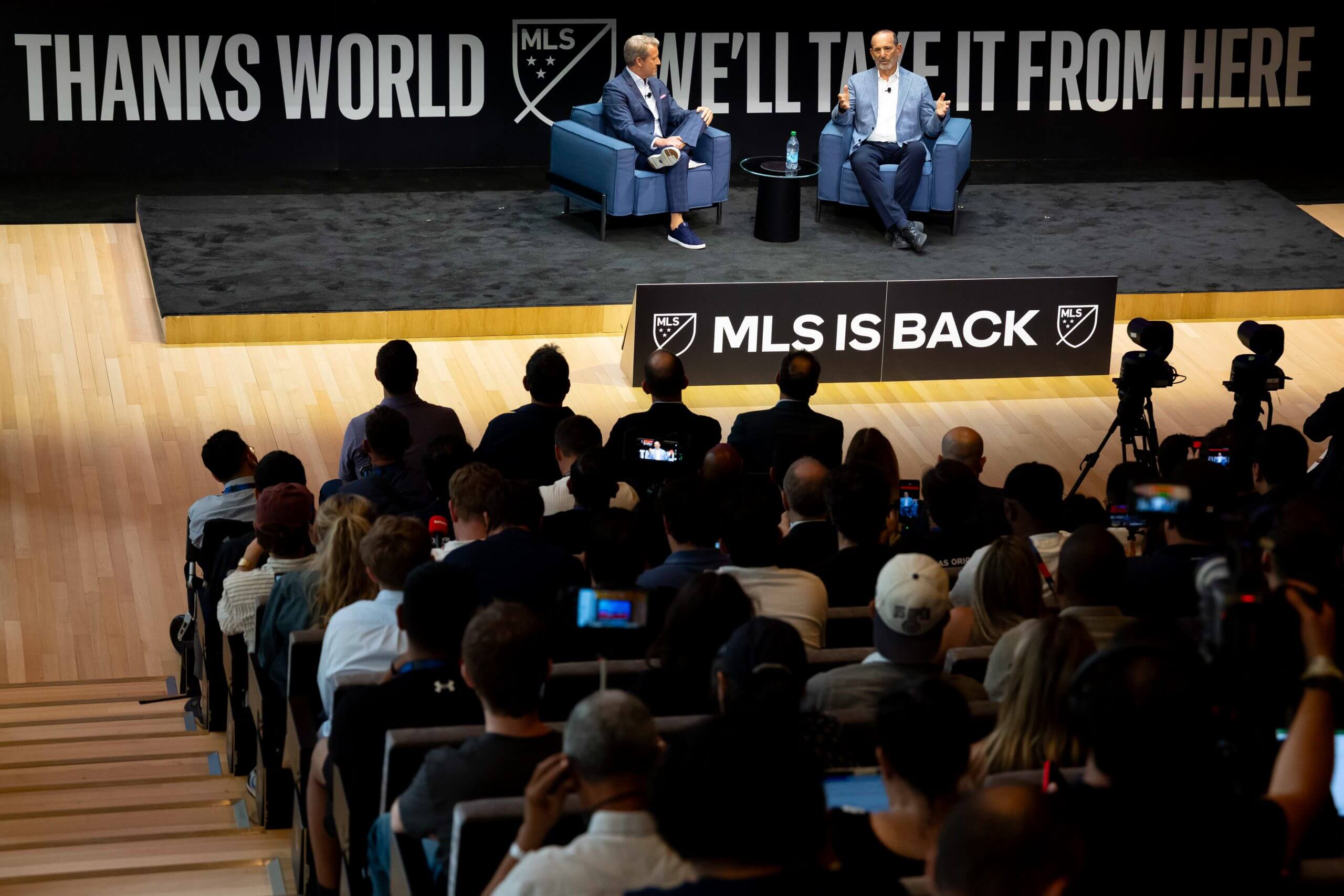 Don Garber at MLS's World Cup event