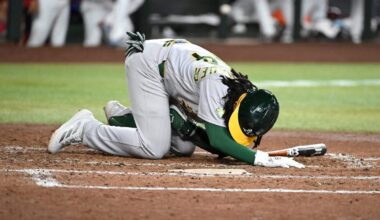 Joshua Kuroda-Grauer, A’s hottest hitter, undergoes emergency surgery for ruptured testicle