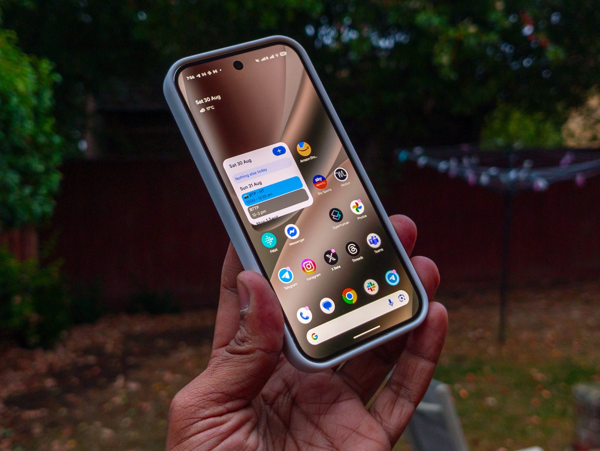 Google Pixel 10 Pro in the official silicon case