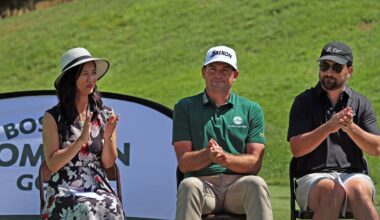 Noah Kahan joins Mayor Wu for launch of new youth golf program