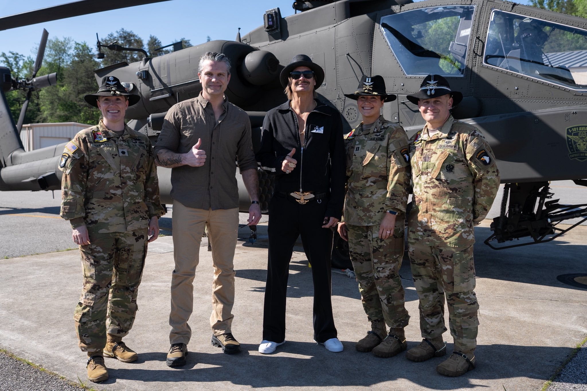 Trump administration leaders have intervened on multiple occasions when military pilots were accused of unsafe stunts, including after Apache helicopters hovered just above the home of MAGA musician Kid Rock