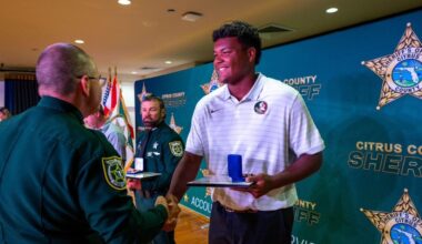 Noles News: FSU offensive lineman Jayden Todd honored after saving man’s life