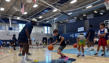 NBA player Ochai Agbaji returns home to host youth basketball camp