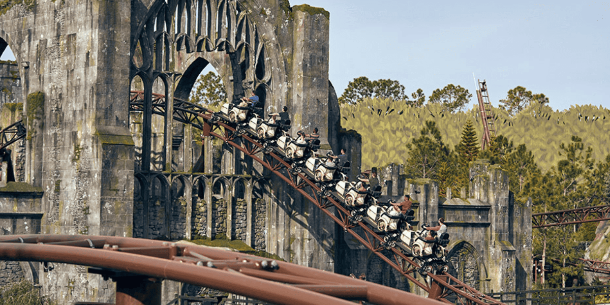 Hagrid coaster at Universal's Islands of Adventure in Universal Orlando