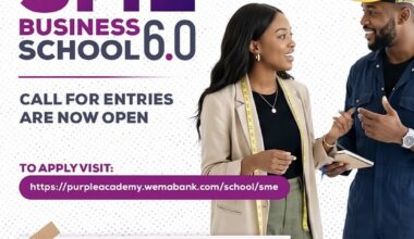 Call for Applications: Wema Bank SME Business School 2026 (Free Business