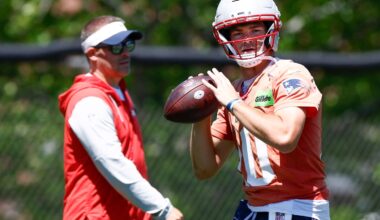 The Patriots' schedule will be much harder than last season, but Drake Maye should benefit from having a full year of working with offensive coordinator Josh McDaniels under his belt.