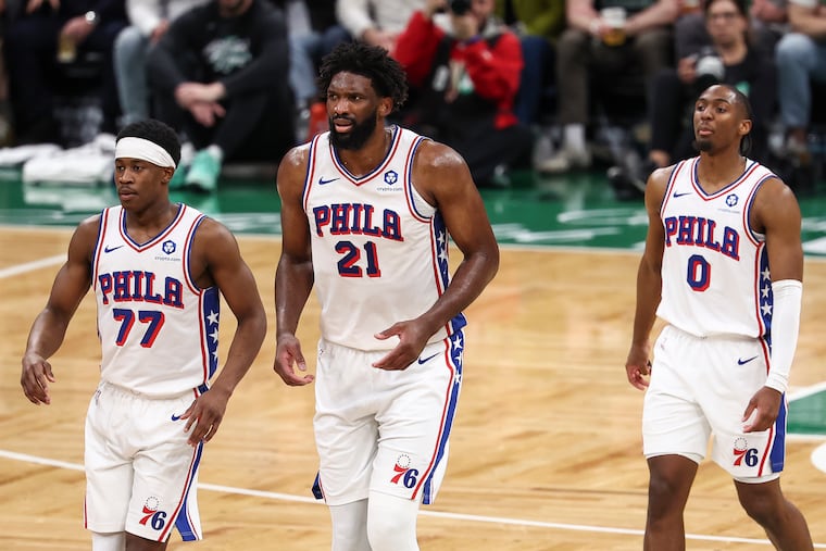The Sixers' VJ Edgecombe, Joel Embiid and Tyrese Maxey will all have to adjust after adding stars LeBron James and Joel Embiid.