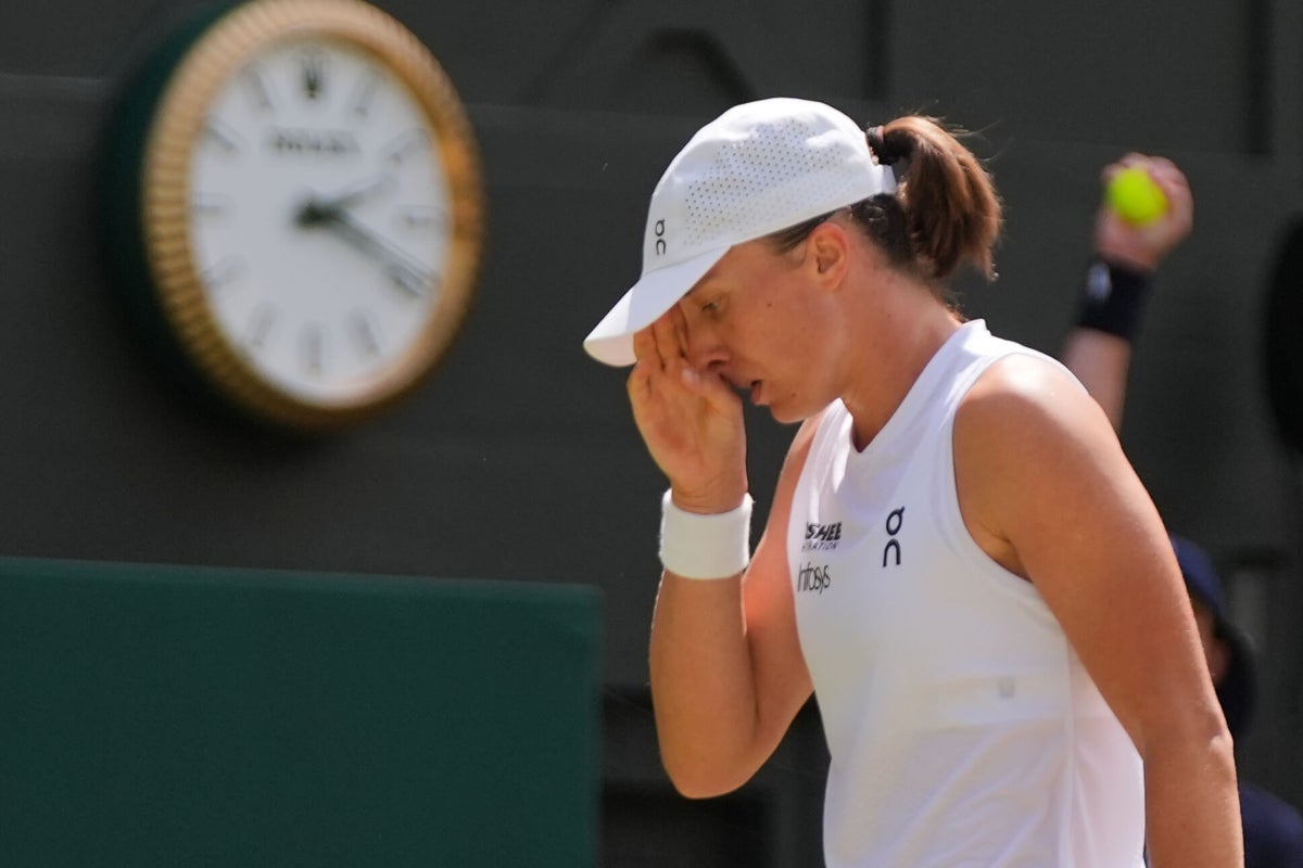 Wimbledon champion Iga Świątek falls to Alex Eala in match of missed opportunities
