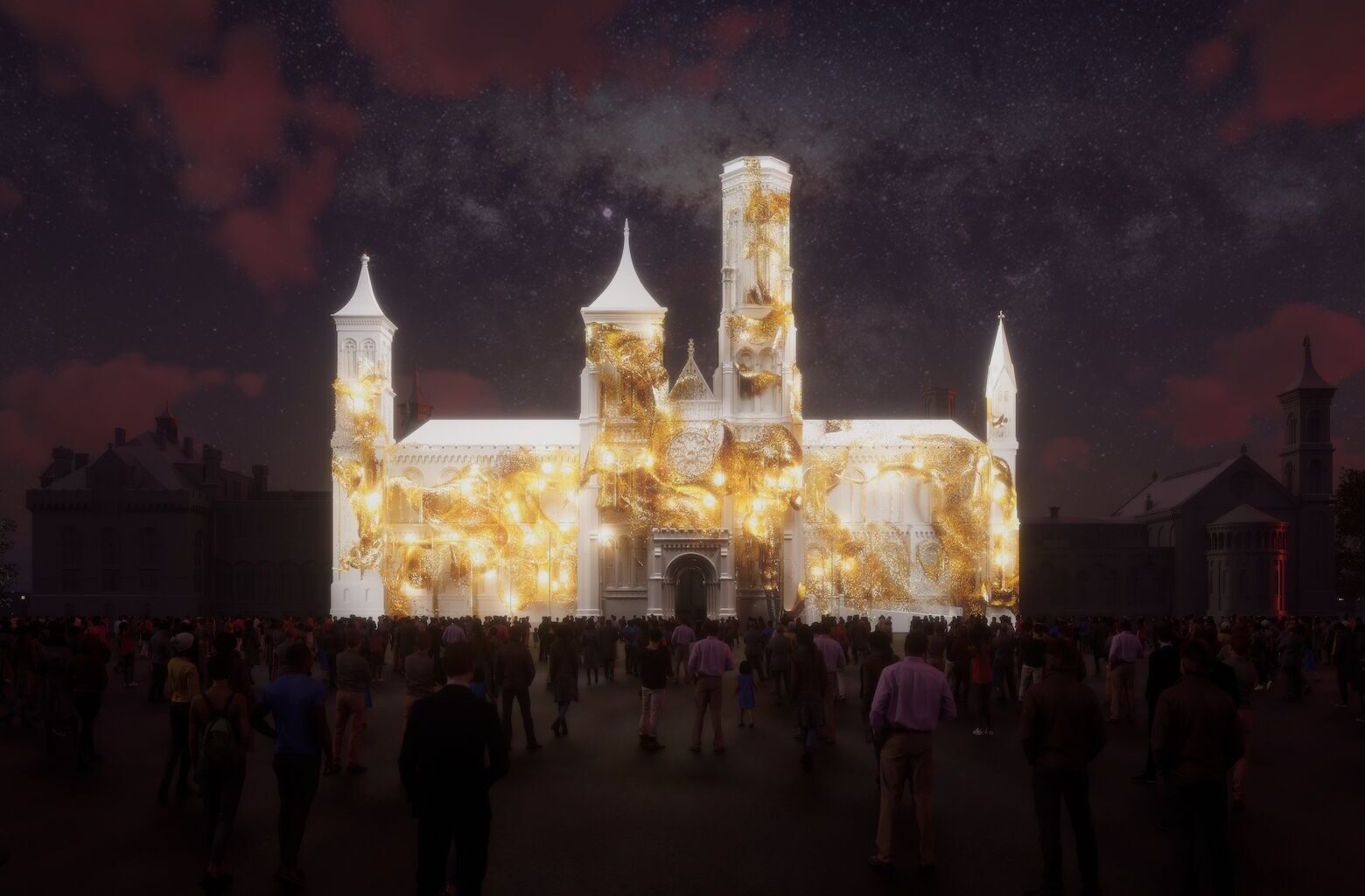 ‘Smithsonian Dreams’ AI art installation coming to Smithsonian Castle on National Mall